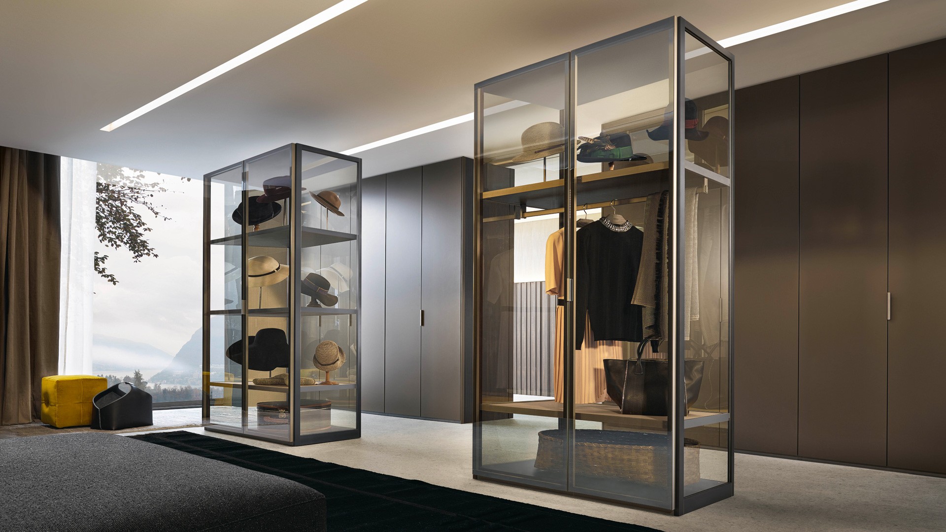 Poliform shop fitted wardrobe