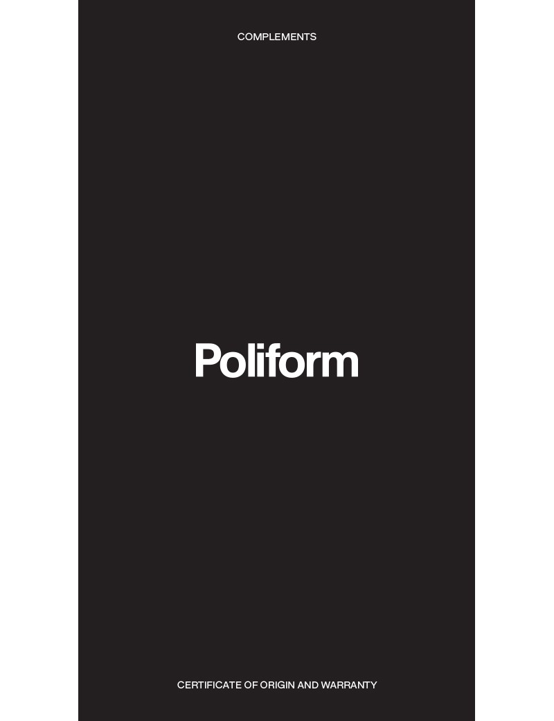 Poliform_Certificate_COMPLEMENTS