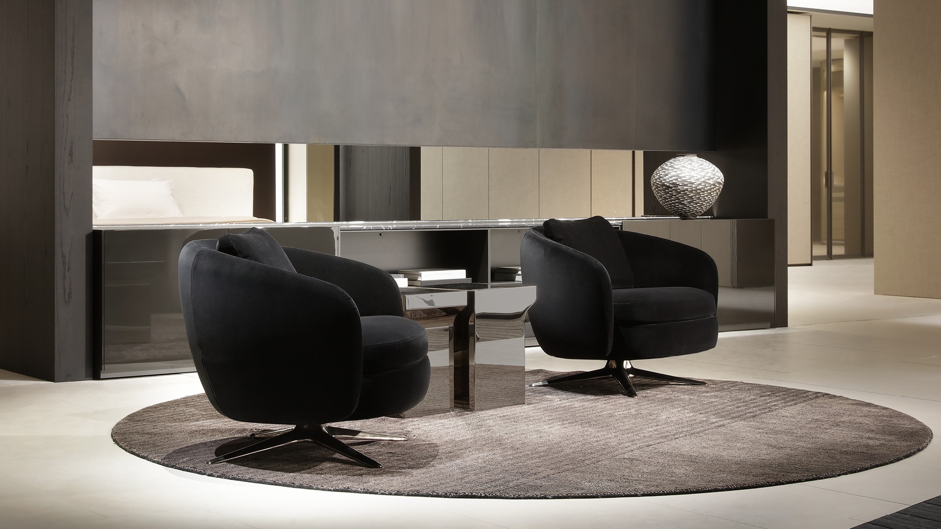 poliform armchair orbis 6